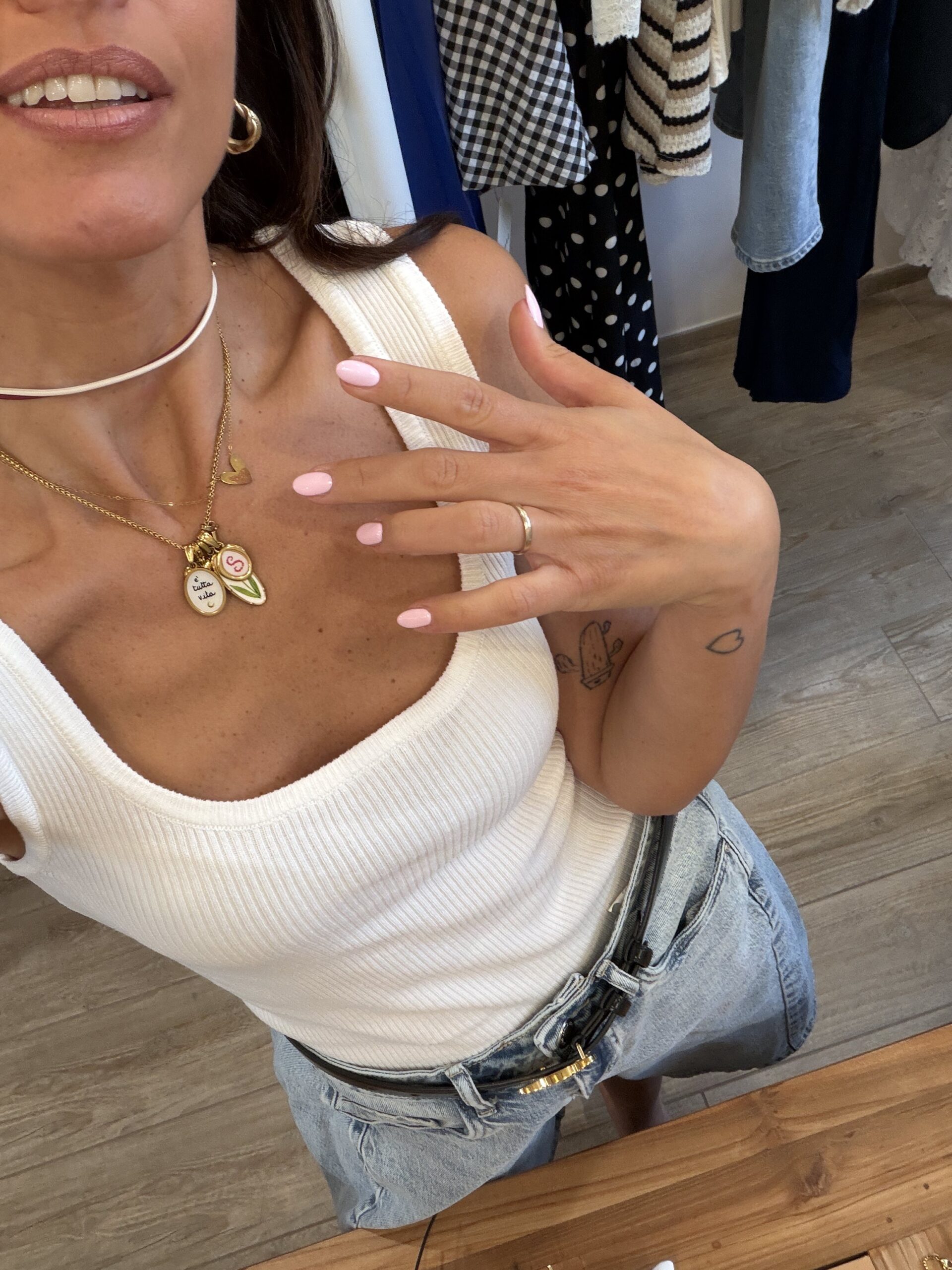 Collana choker metallico