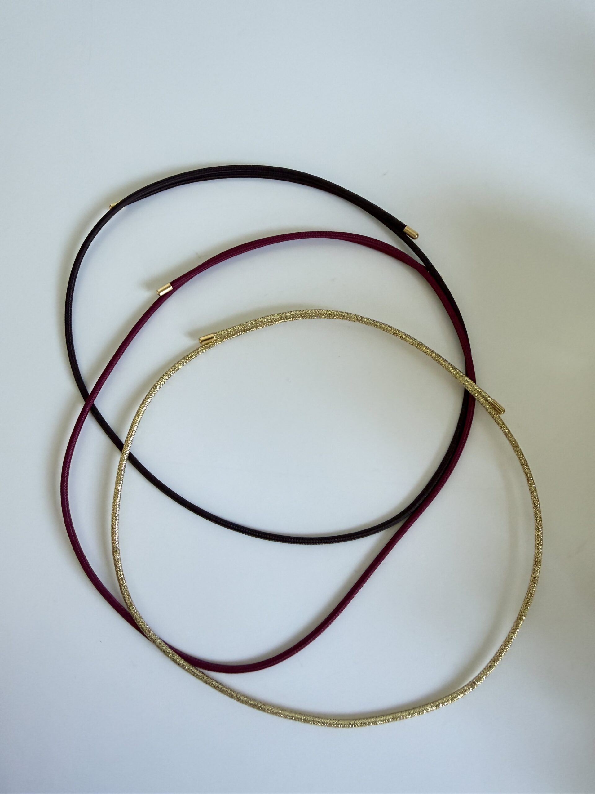 Collana choker metallico