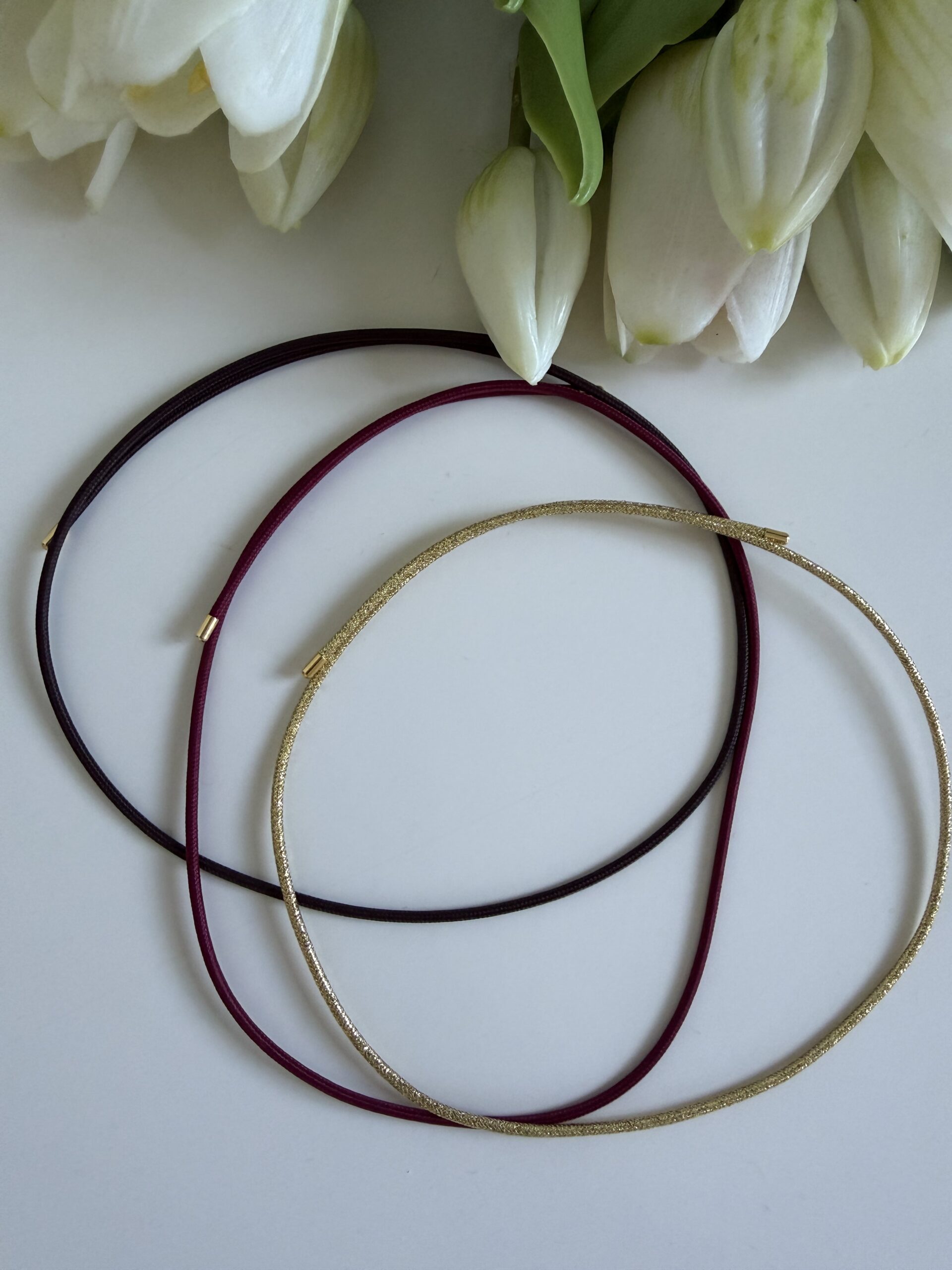 Collana choker metallico