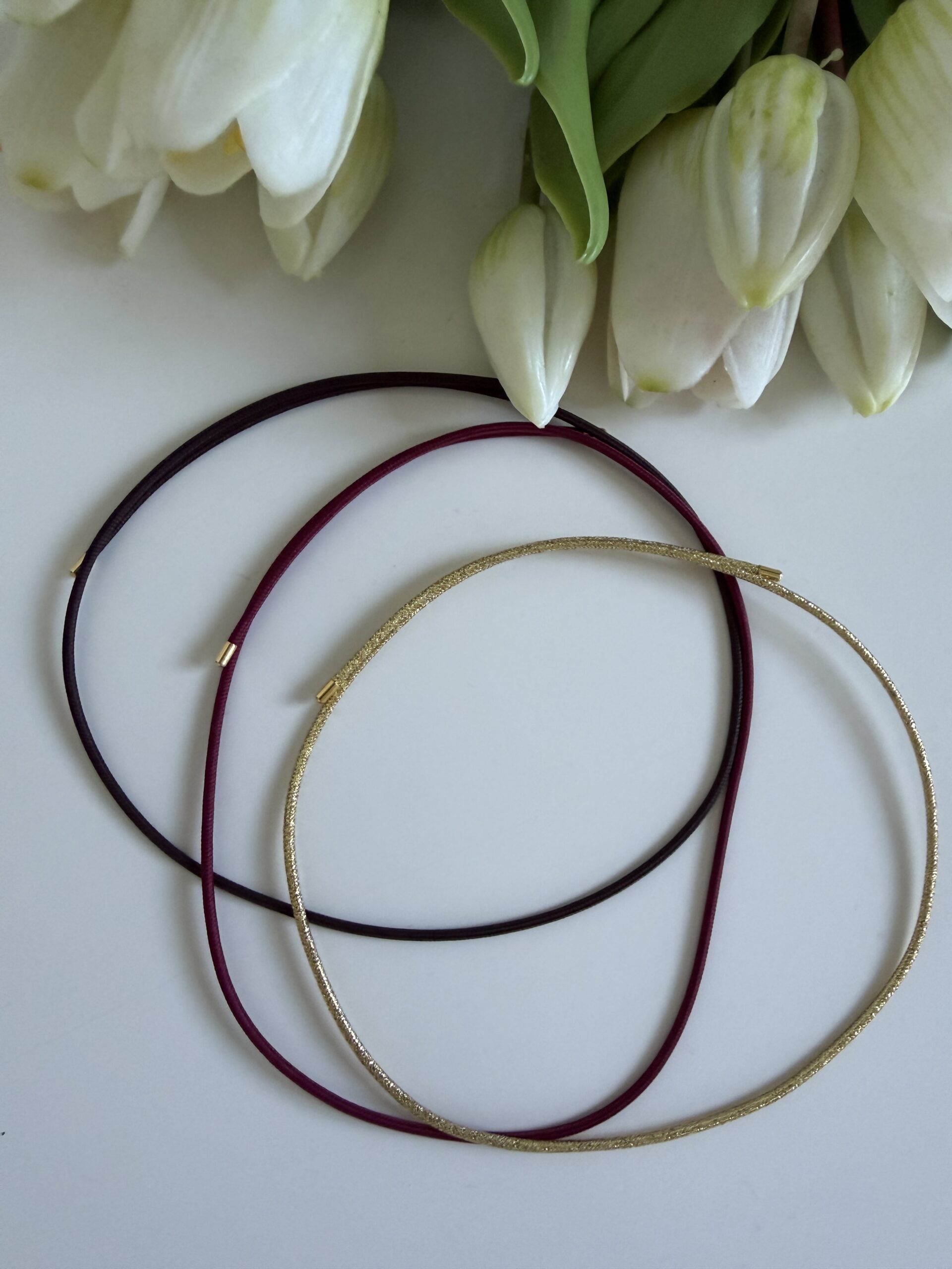 Collana choker metallico