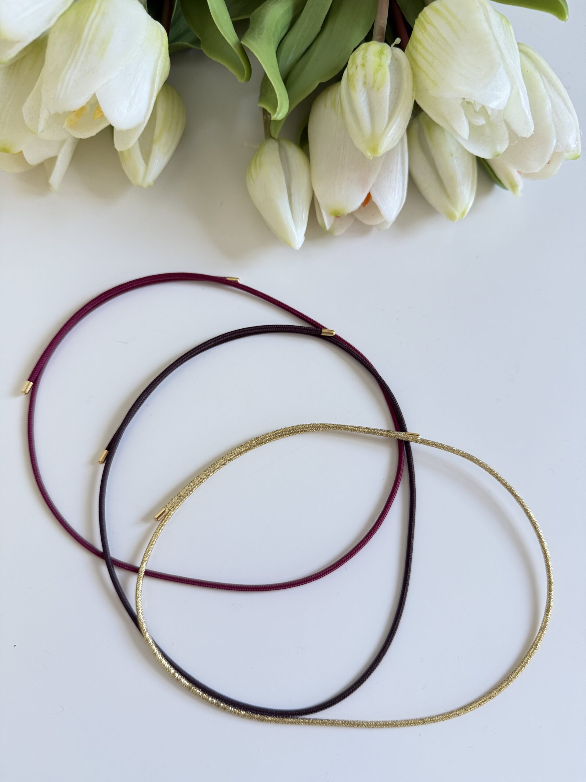 Collana choker metallico