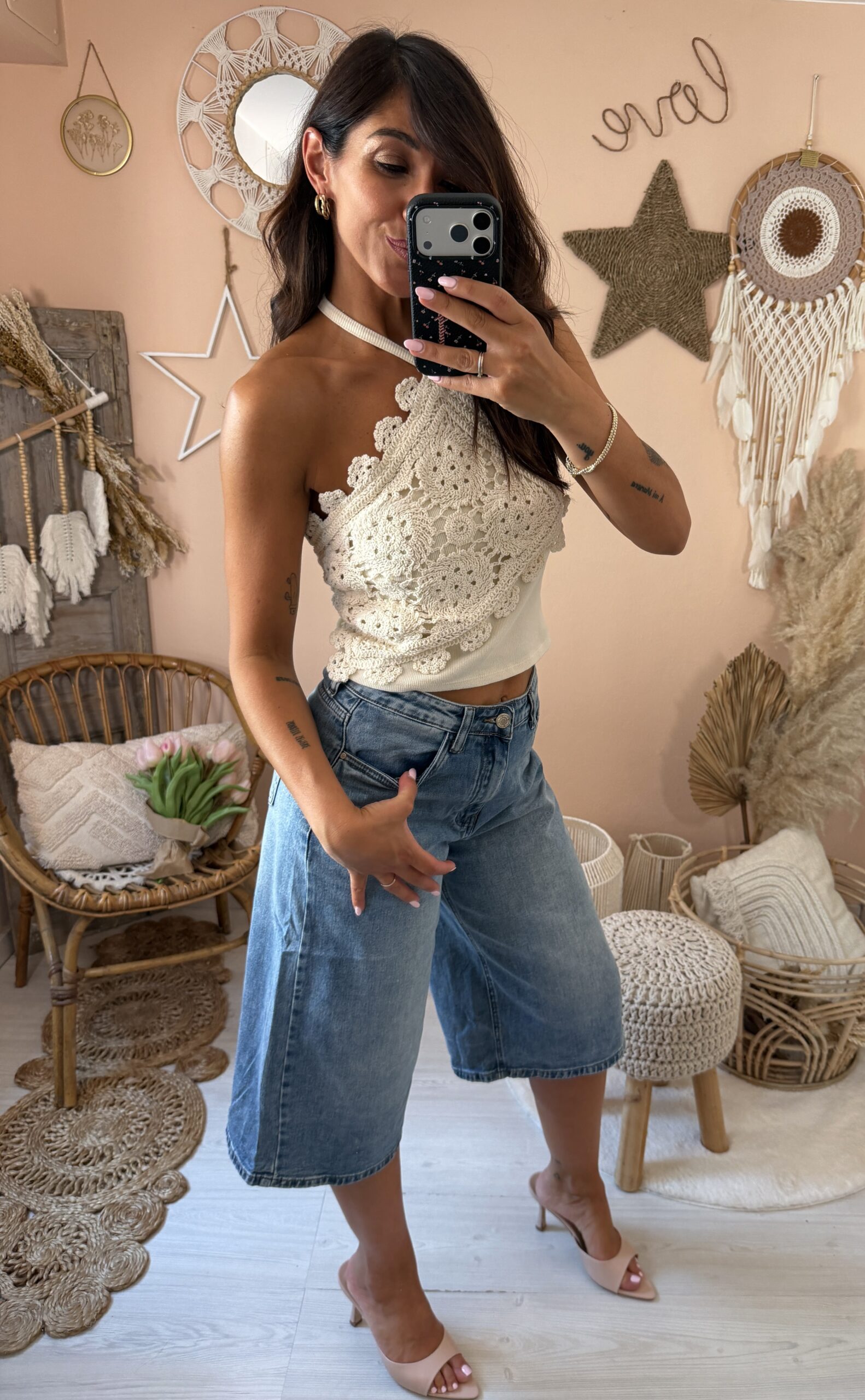 Top corto Macramè SAIPH