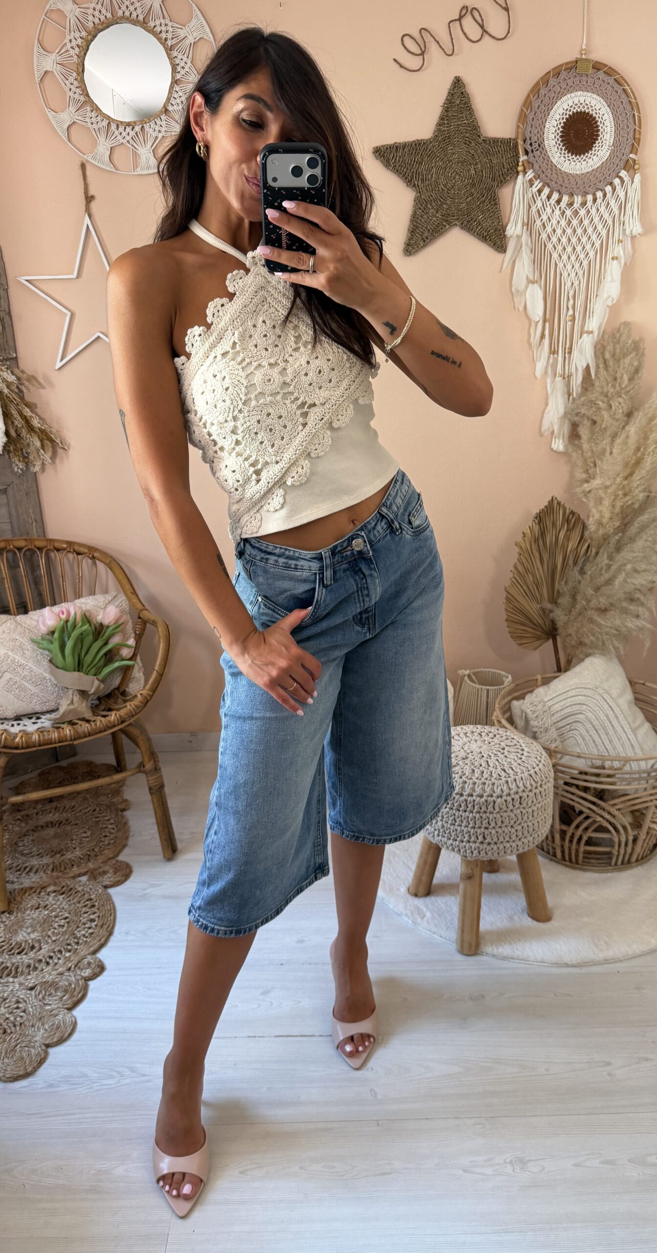 Top corto Macramè SAIPH