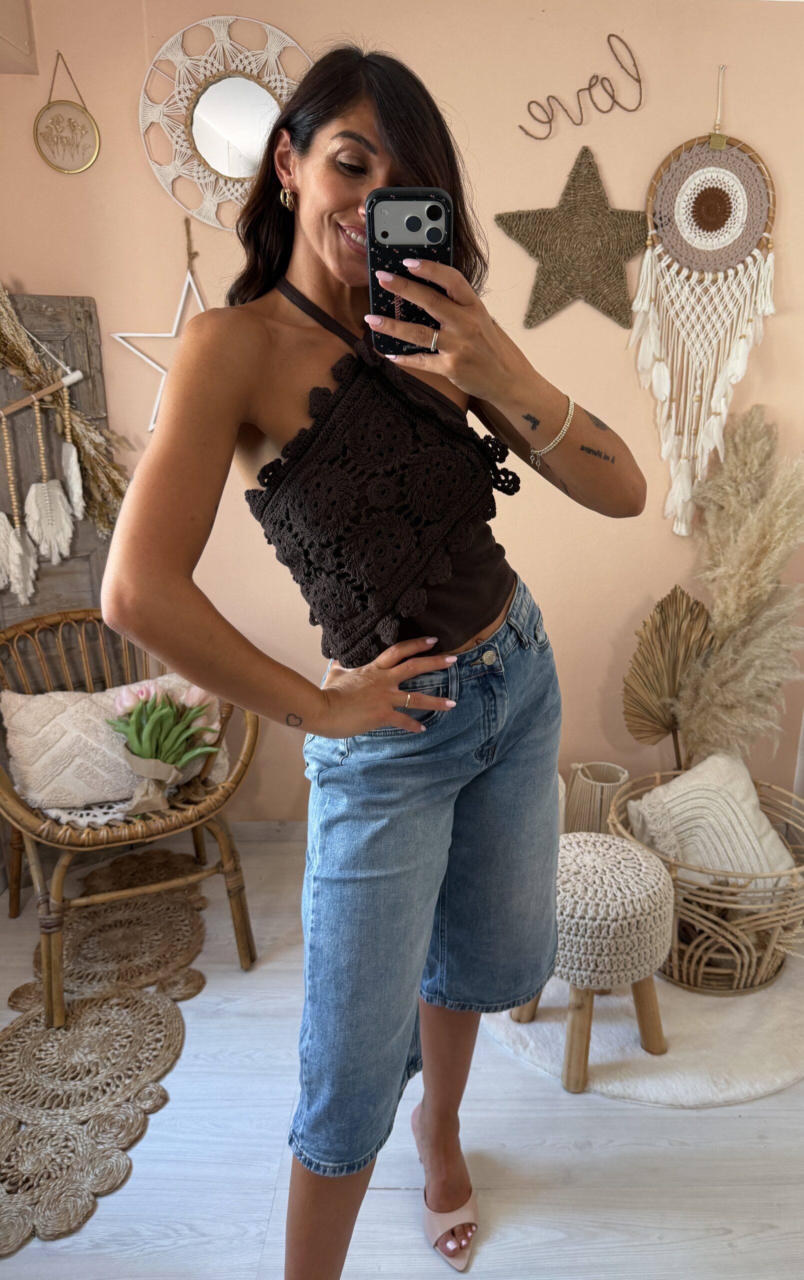 Top corto Macramè SAIPH