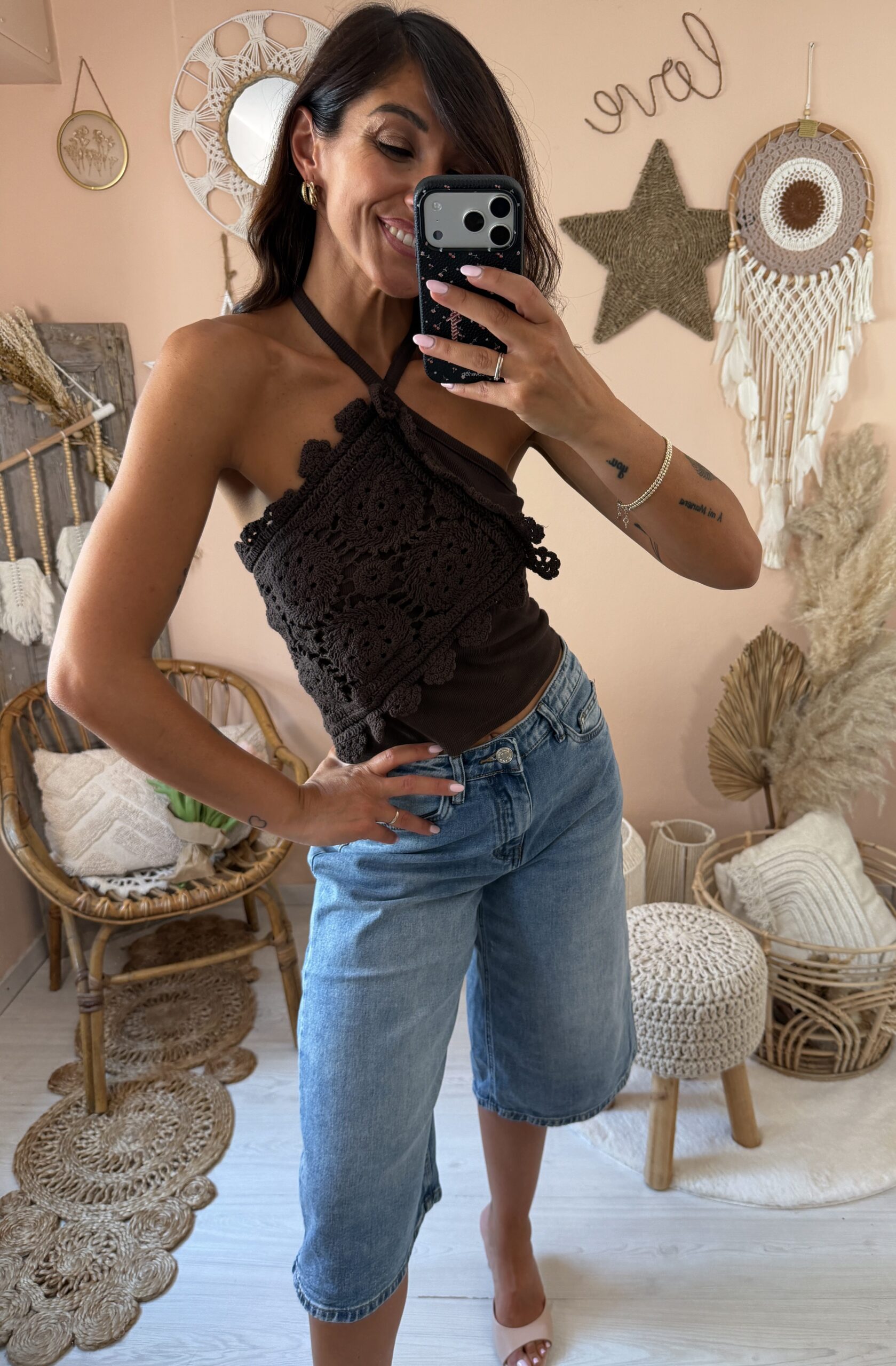 Top corto Macramè SAIPH