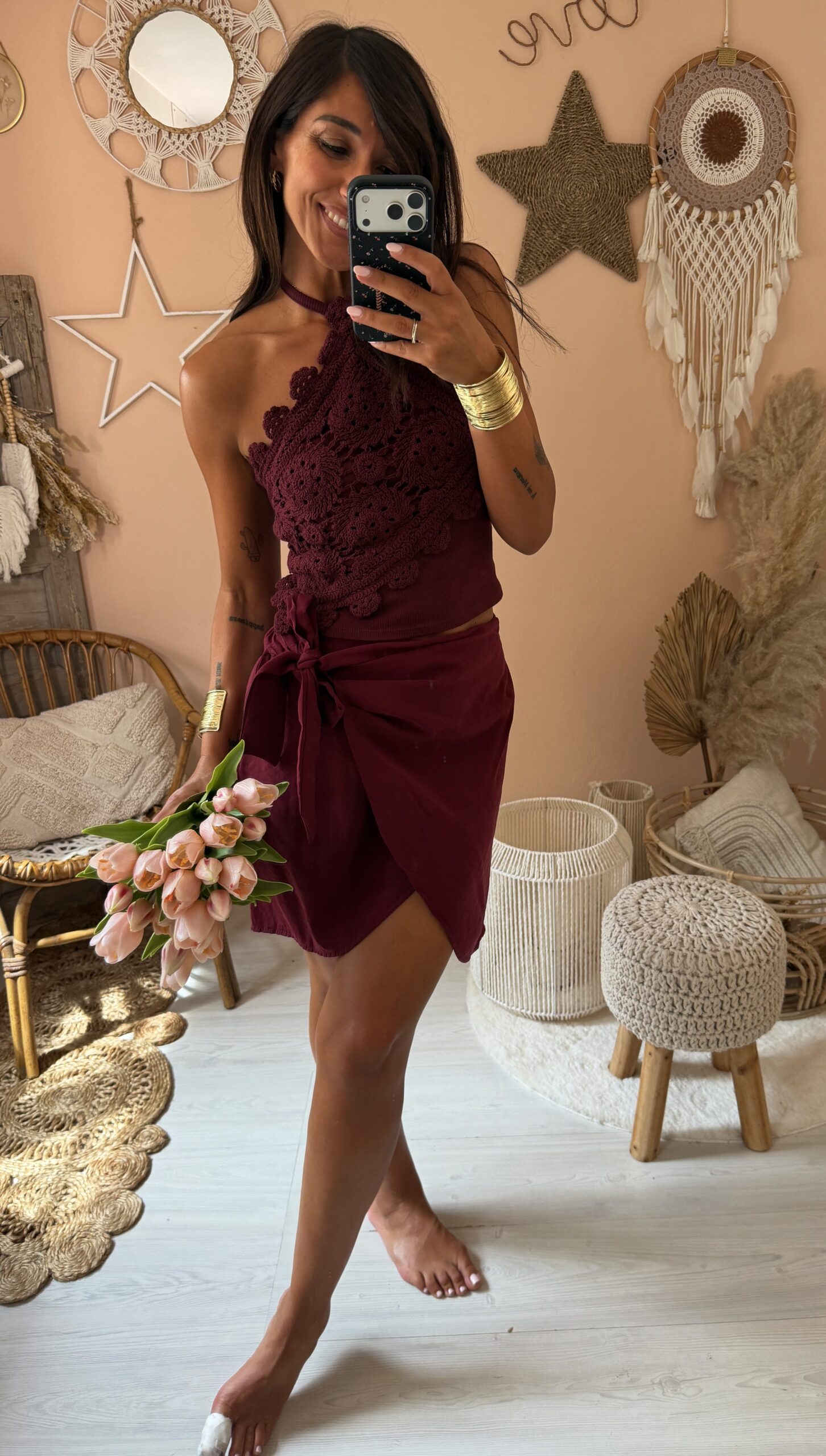 Top corto Macramè SAIPH