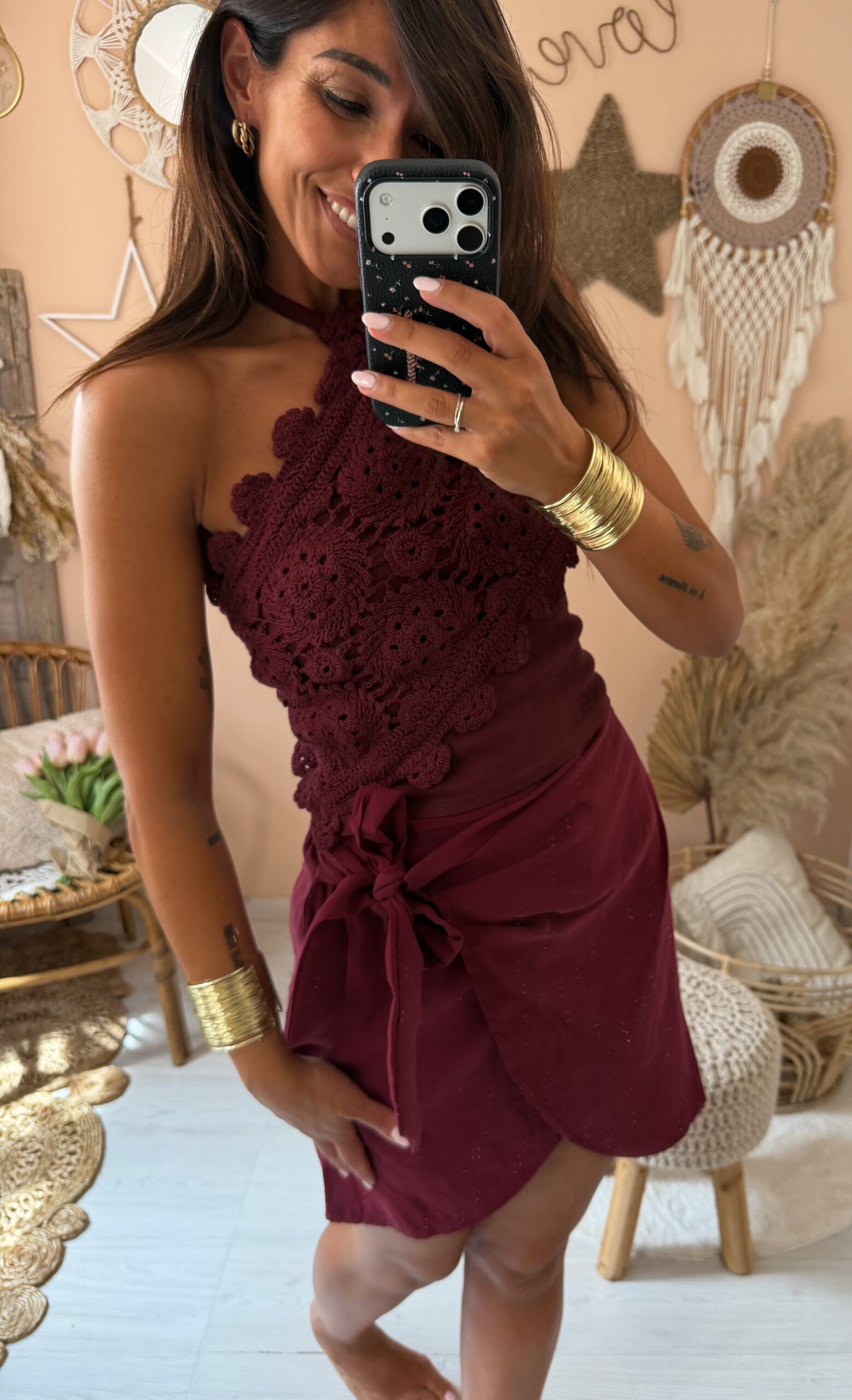 Top corto Macramè SAIPH
