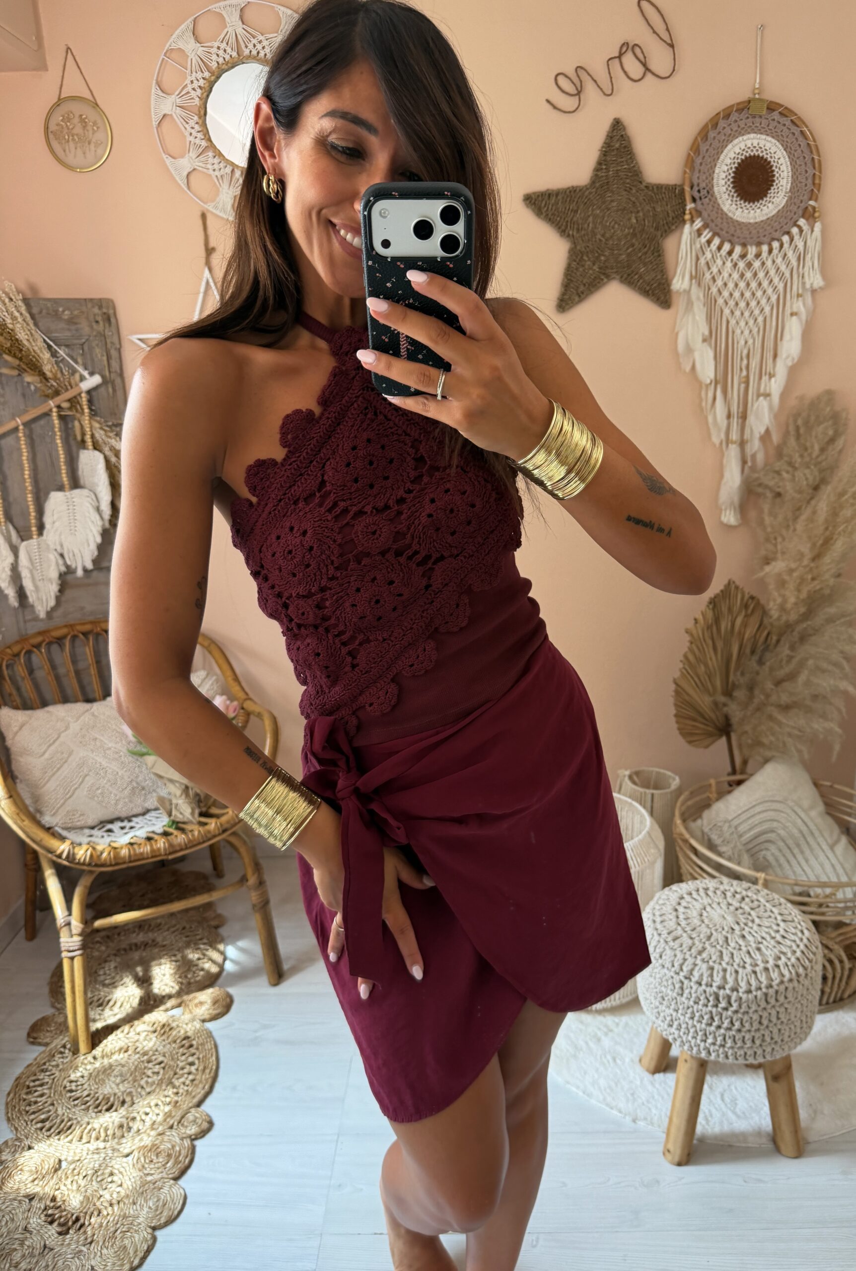 Top corto Macramè SAIPH