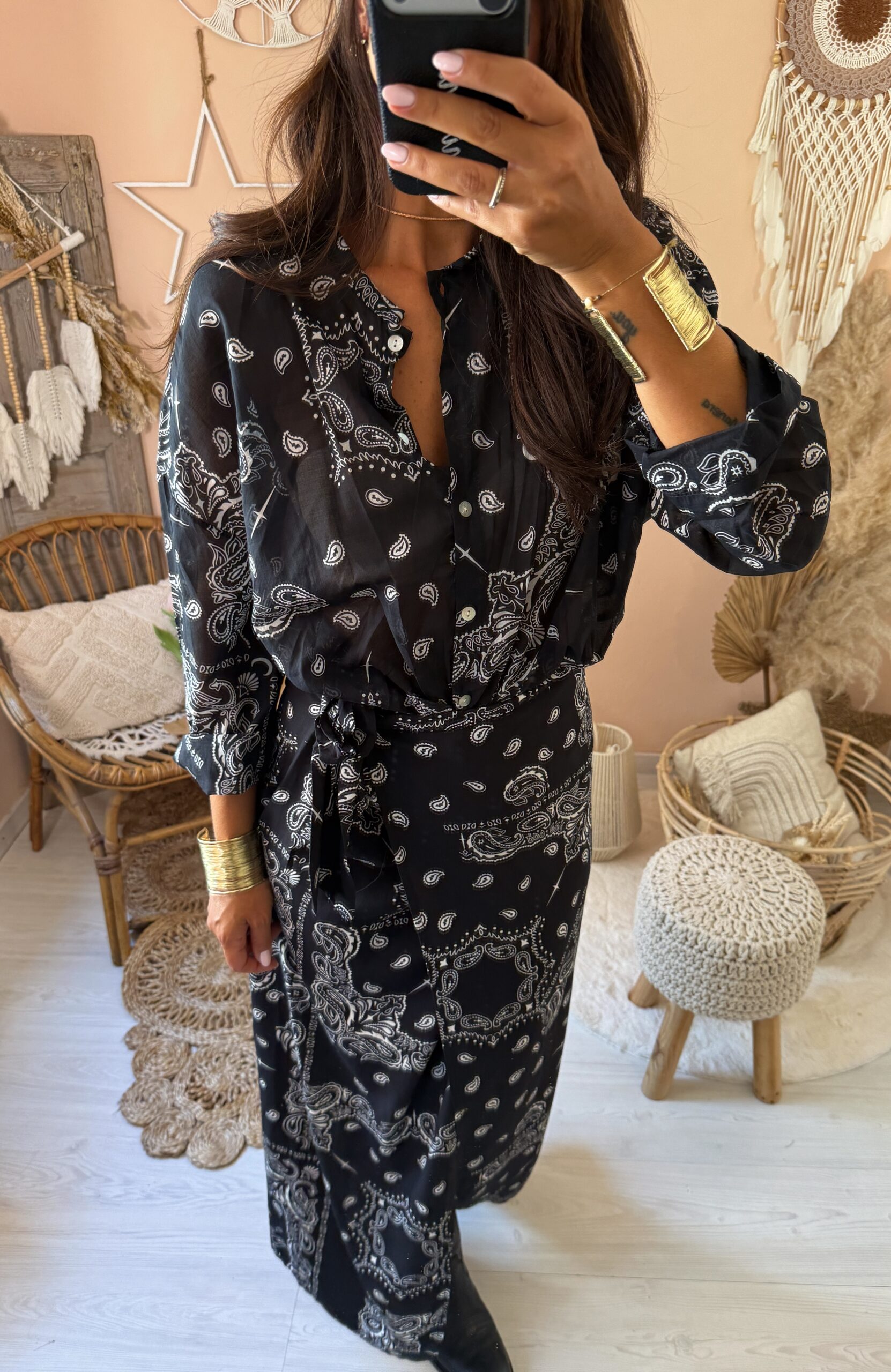 Cordinato liberty camicia+gonna