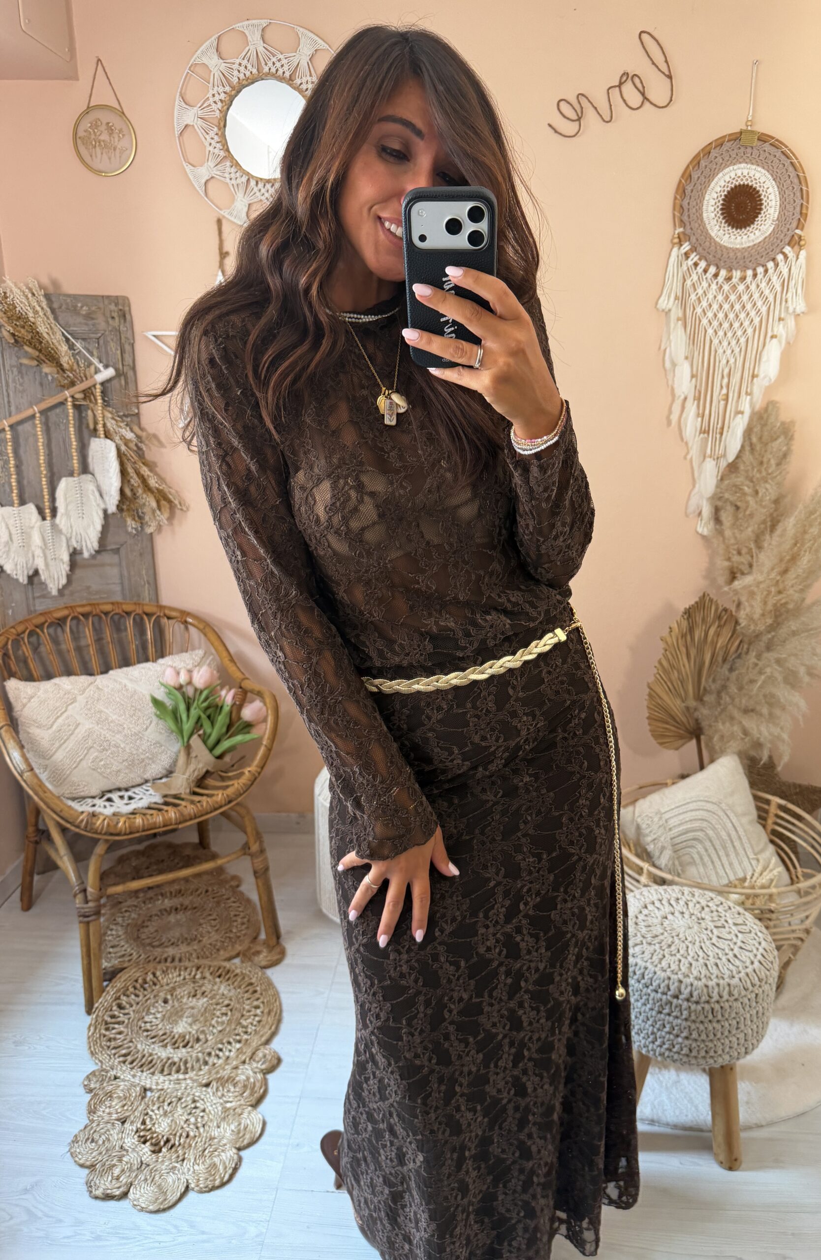 Coordinato gonna e maglia pizzo