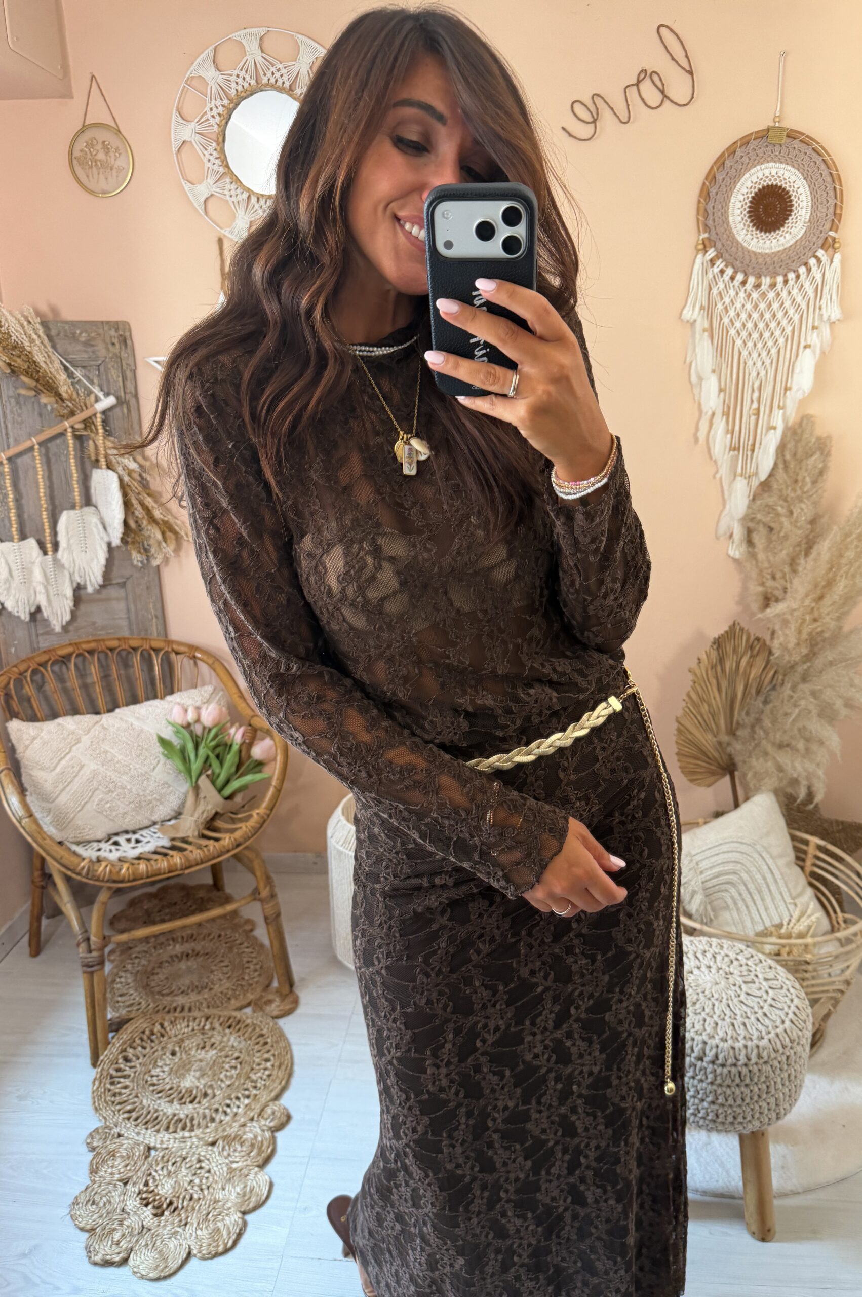 Coordinato gonna e maglia pizzo