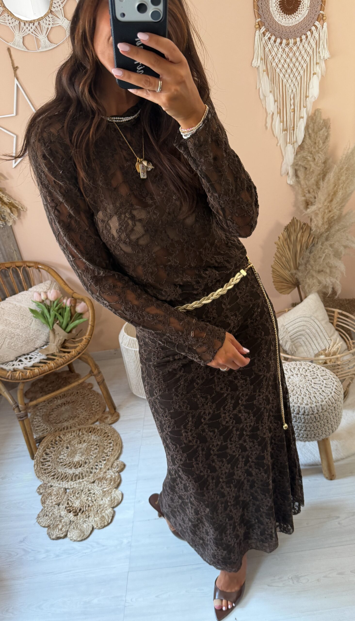 Coordinato gonna e maglia pizzo