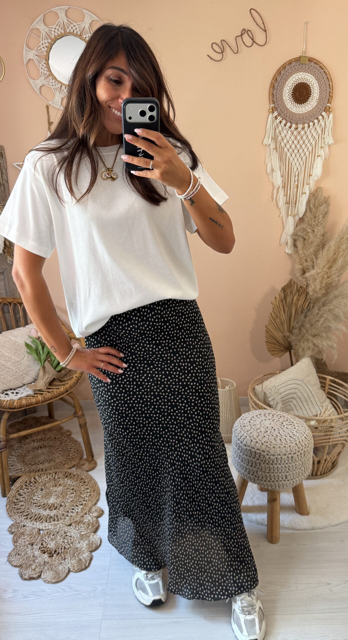 Tshirt basic scatolina tessuto pesante