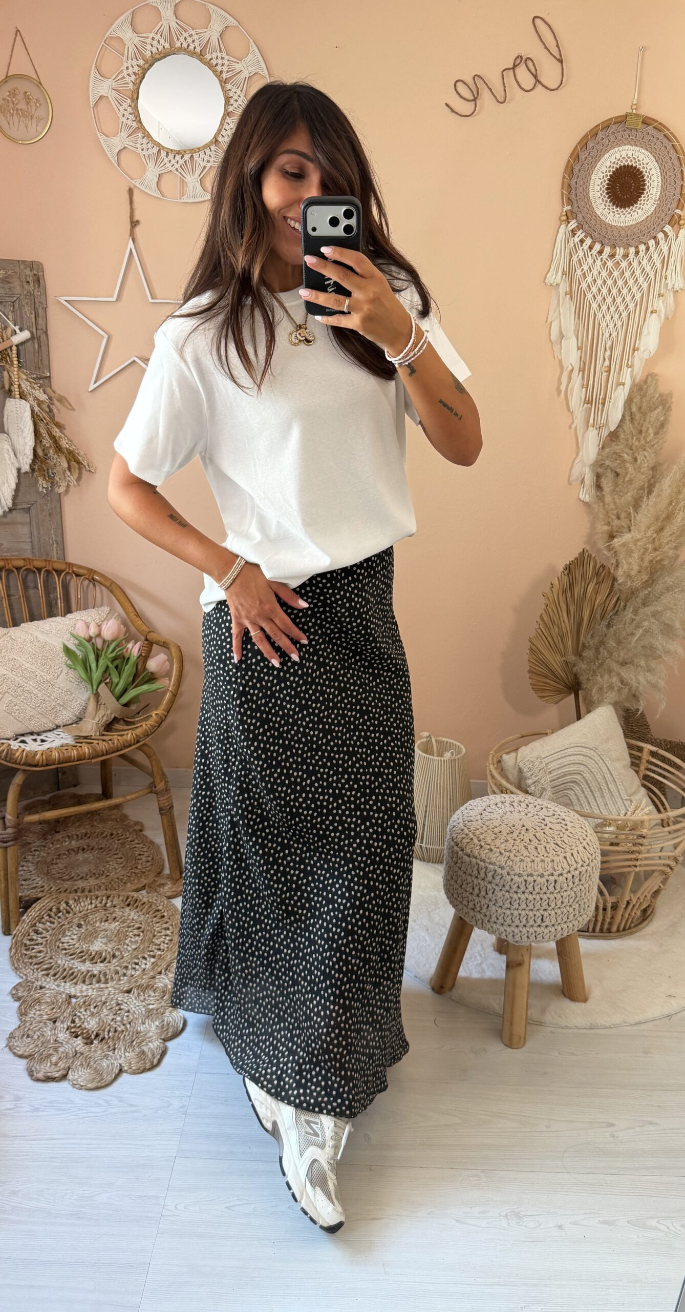 Tshirt basic scatolina tessuto pesante