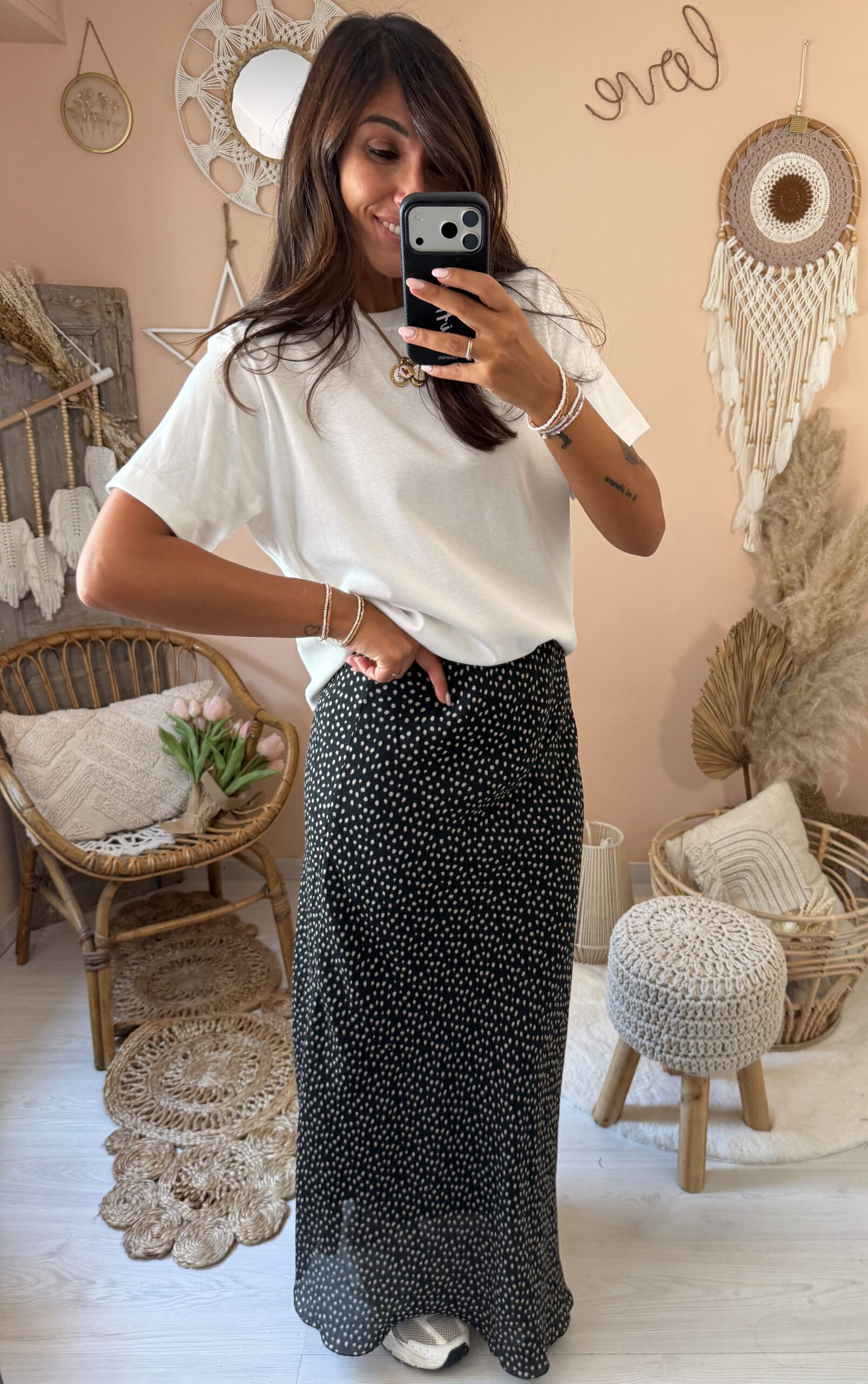 Tshirt basic scatolina tessuto pesante