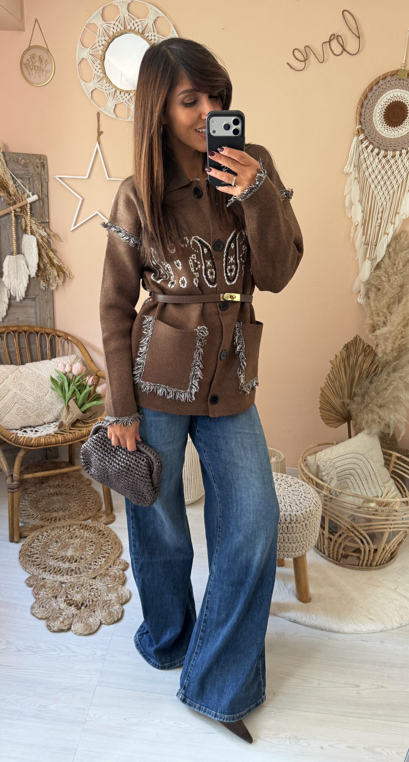 Cardigan stampa liberty