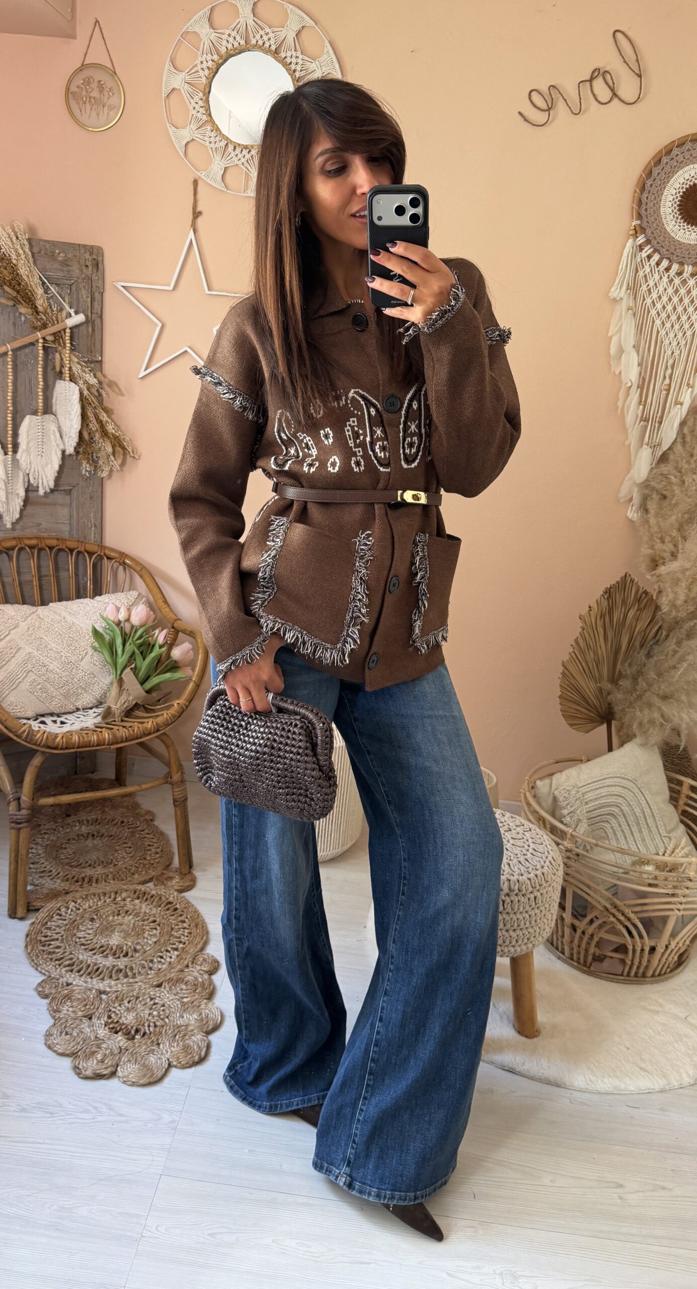 Cardigan stampa liberty