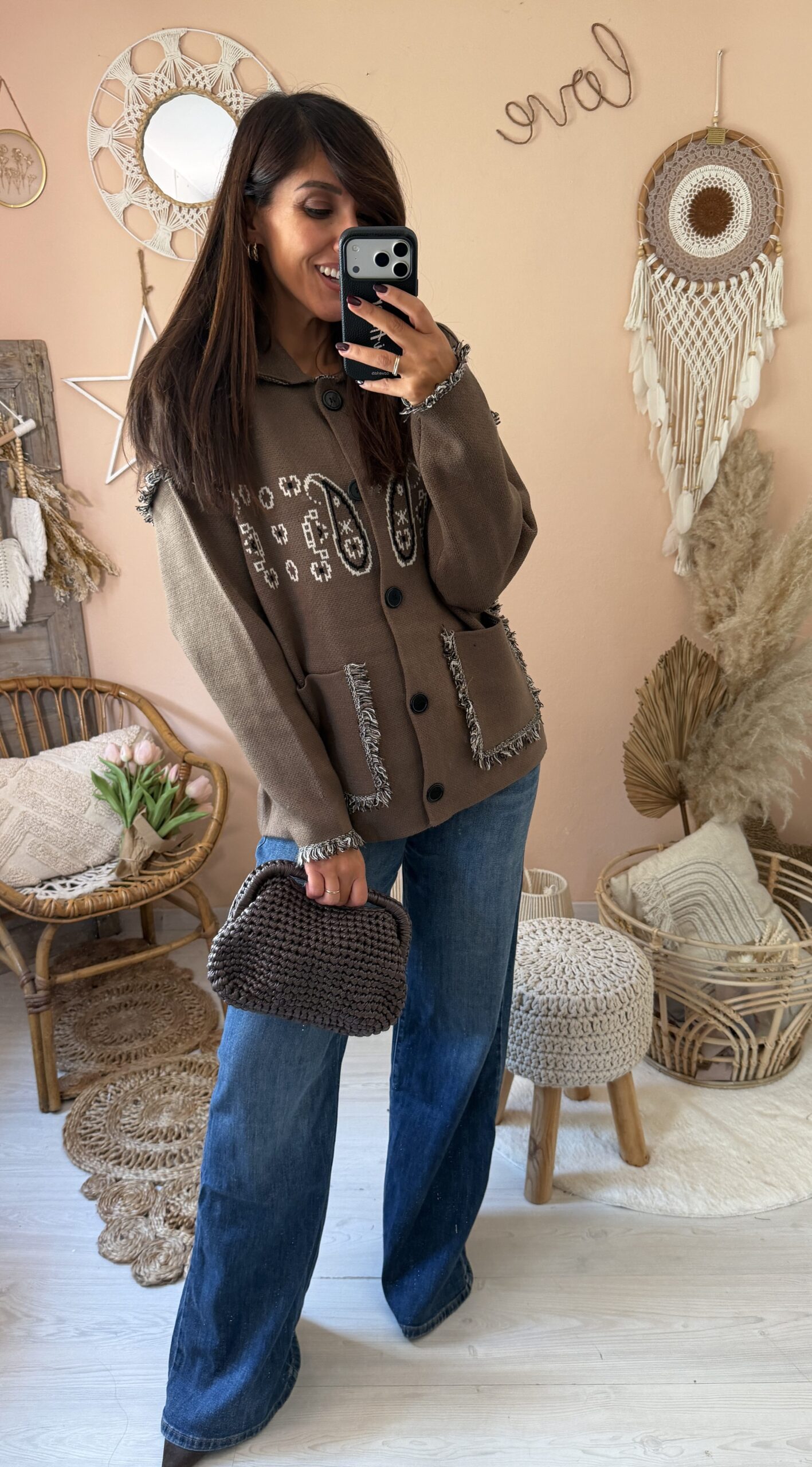 Cardigan stampa liberty