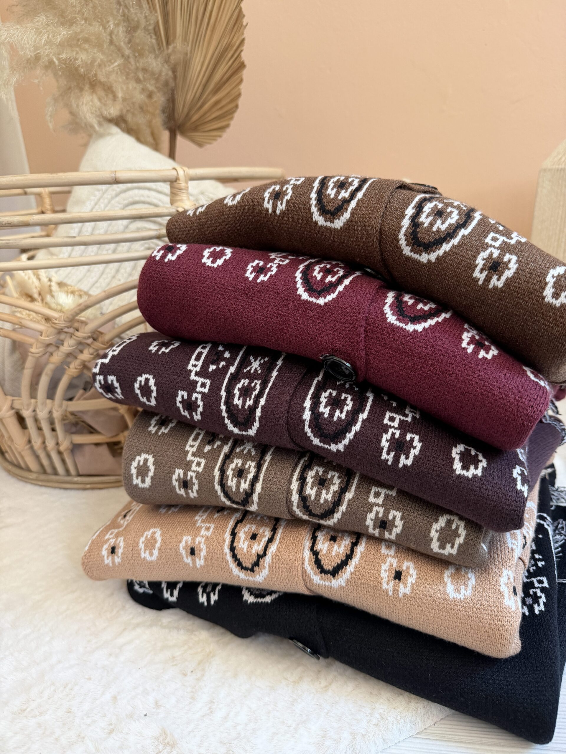Cardigan stampa liberty