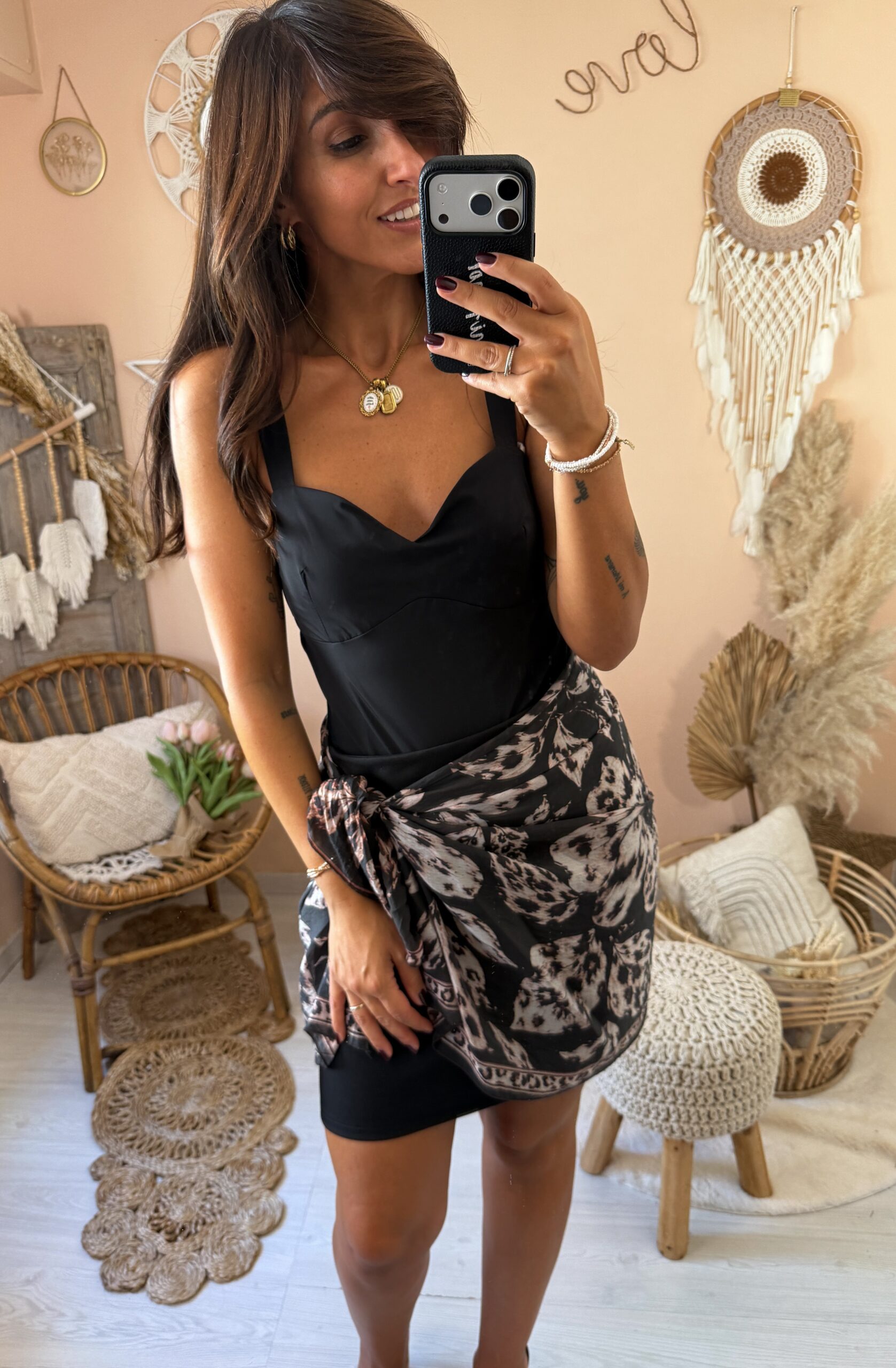 Gonna con foulard susy mix