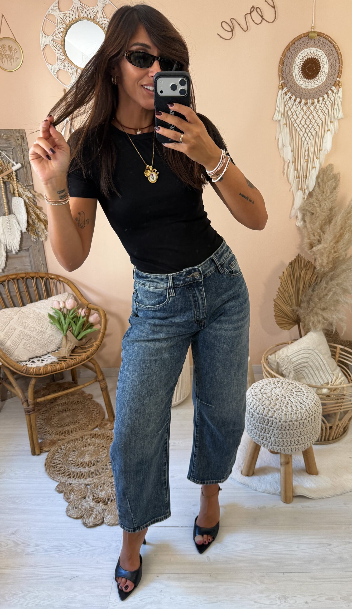 Jeans Barrell lavaggio scuro