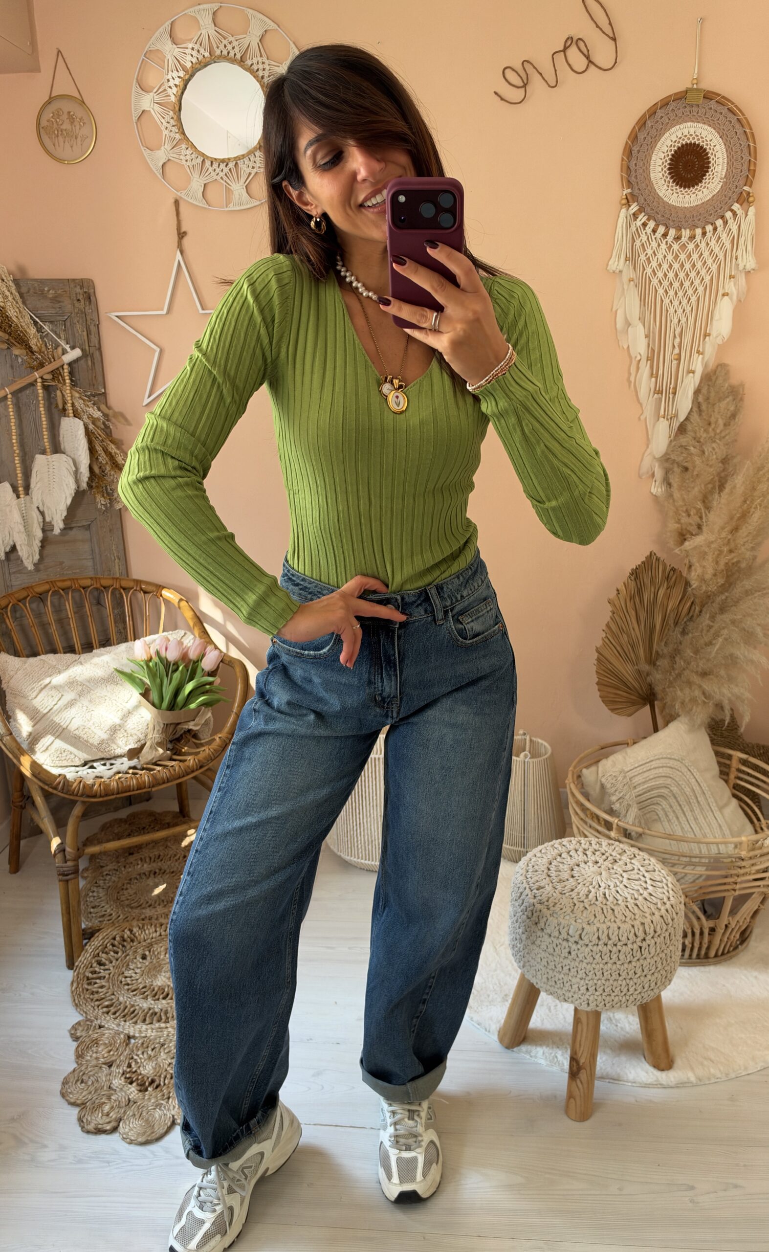 Jeans barell vita media