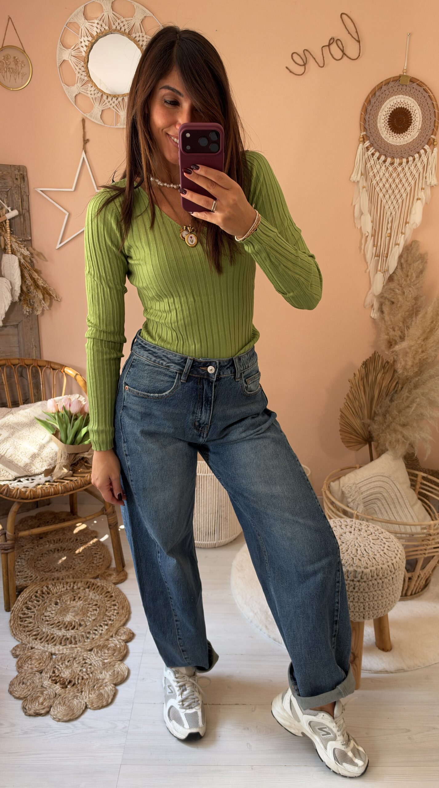 Jeans barell vita media