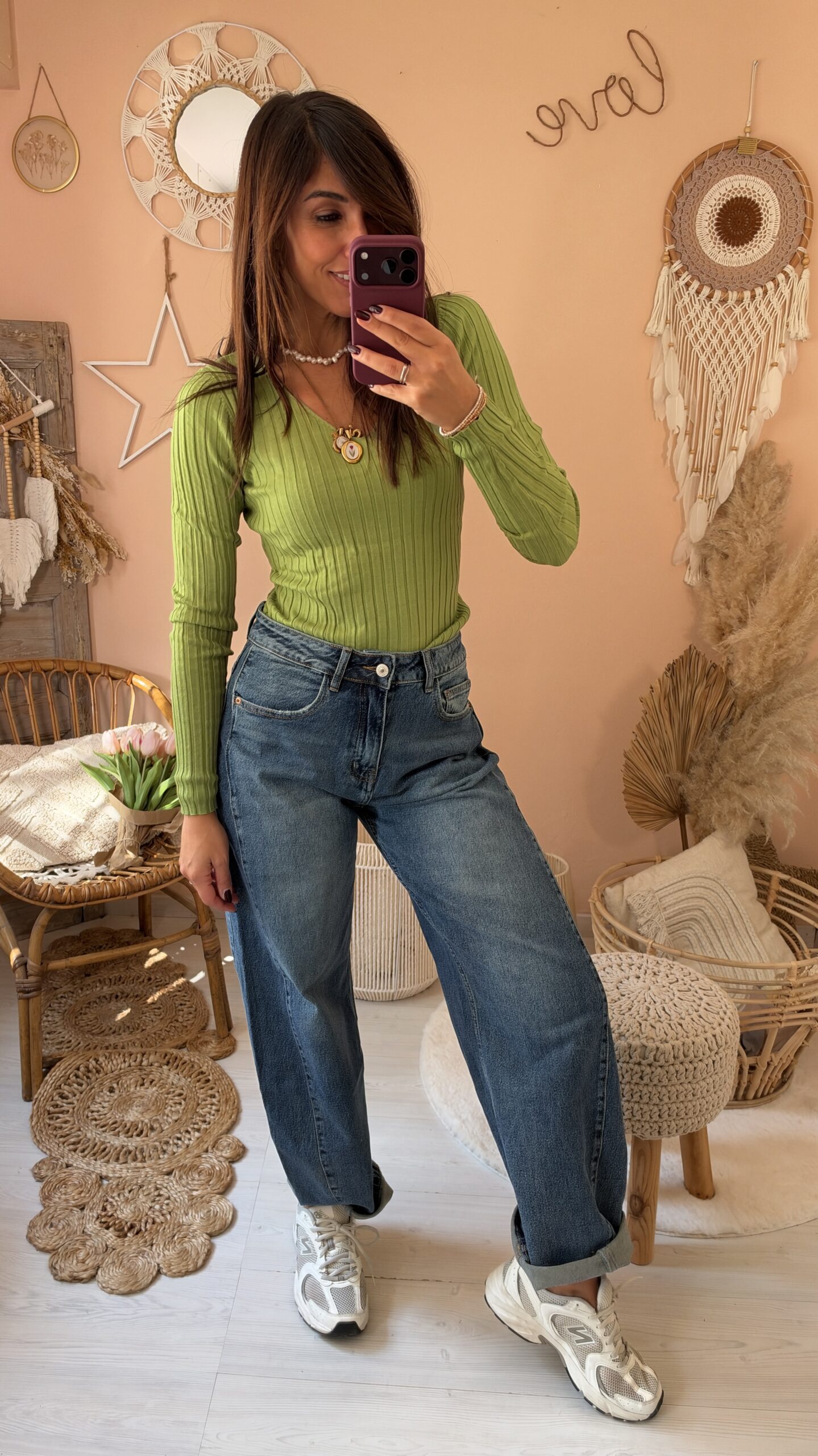 Jeans barell vita media