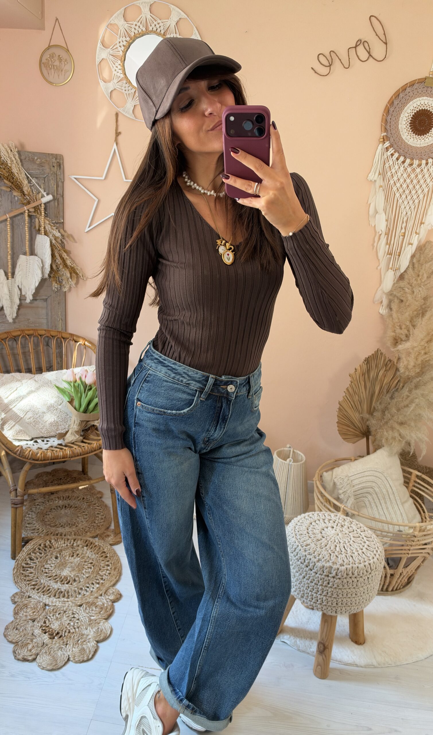 Jeans barell vita media