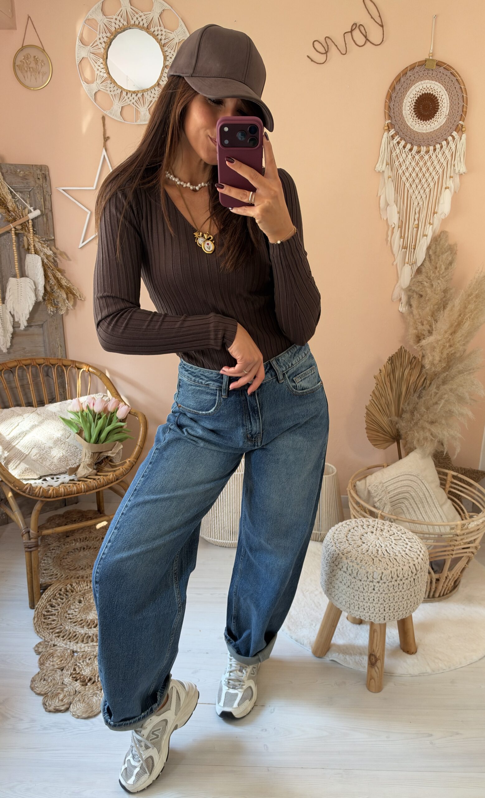 Jeans barell vita media