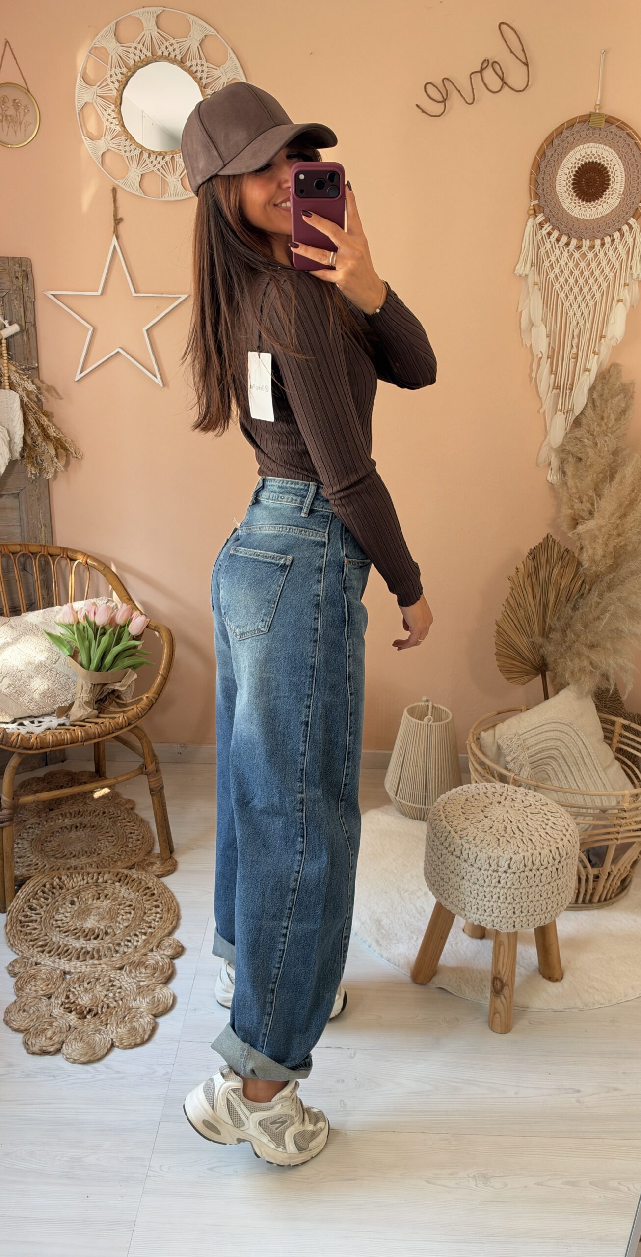 Jeans barell vita media