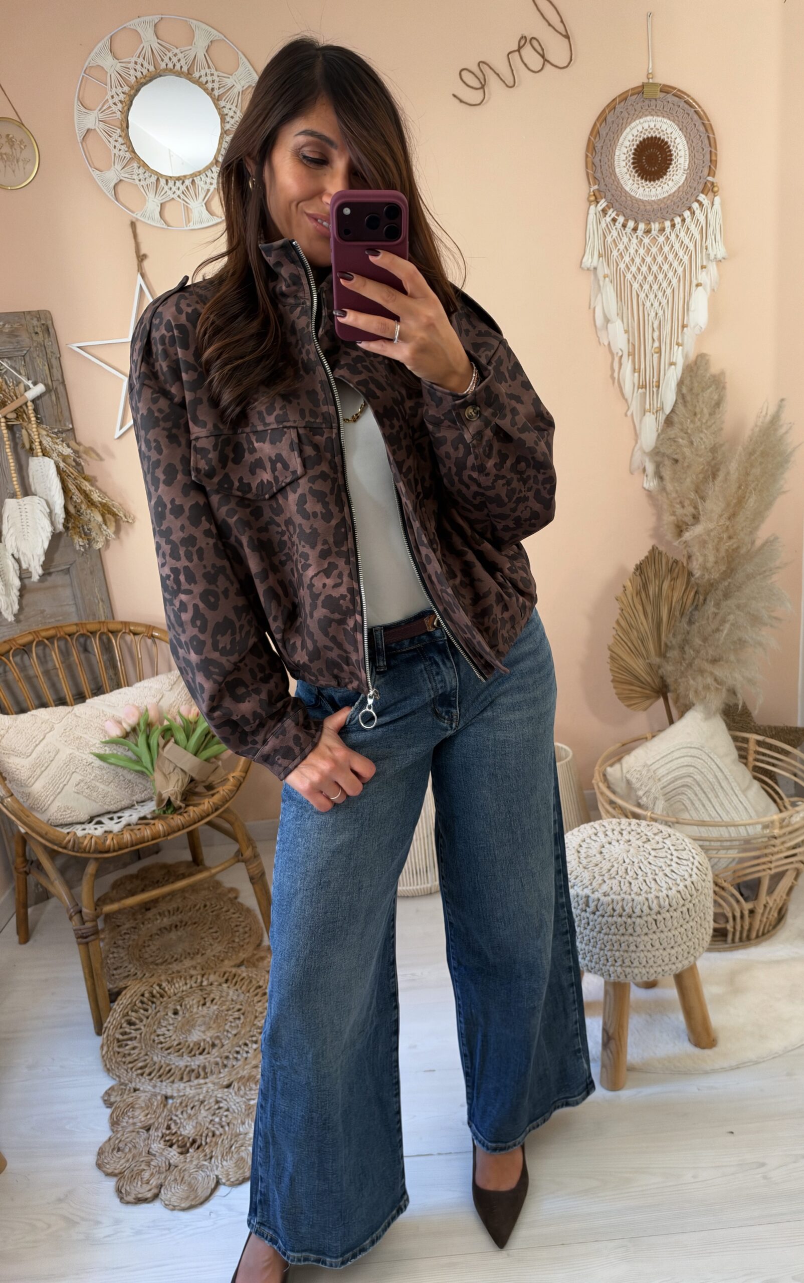 Jeans palazzo lunghezza " petit"