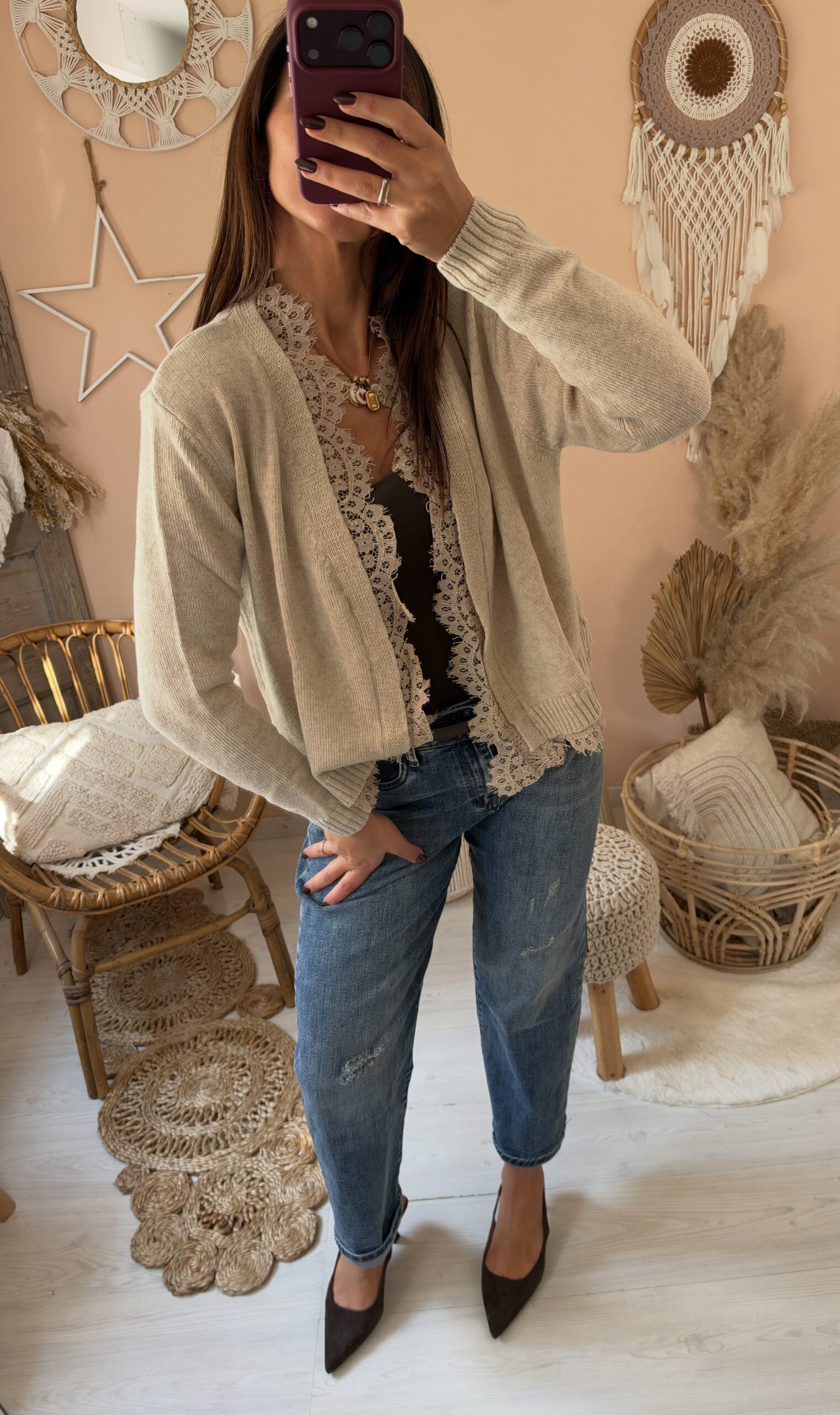 Jeans momfit lavaggio medio